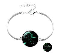 Generisch - Pulsera de color rosa para hombre, diseño de anillos de fantasía en pulseras y accesorios para hombres, frases 2 clásicas, pulsera apilable anillos, talla única, Metal