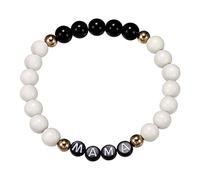 Generisch Pulsera de madre y madre de piedra para ser y su pareja, talla única, Acrílico, No es una piedra preciosa