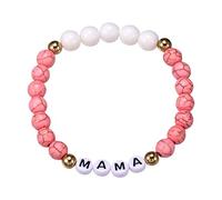 Generisch Pulsera de madre y madre de piedra para ser y su pareja, talla única, Acrílico, No es una piedra preciosa