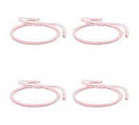 Generisch - Pulsera de mensajes para hombre, color natural, acero, varios anillos