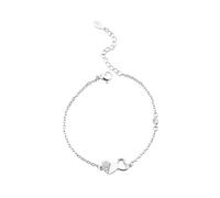 Generisch Pulsera de nylon Dainty Layering Bracelets for Women 18k Gold Plated Fashion Adjustable Chunky Cuban Paperclip Chain Bracelets Jewelry For Women Girls Original Damenarmband, talla única