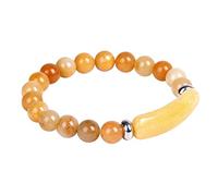 Generisch Pulsera de perlas para niños con piedras de cristal, hecha a mano, joyas para mujeres, niños, reloj de pulsera resistente al agua, talla única, Piedra, No es una piedra preciosa