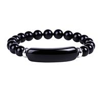 Generisch Pulsera de perlas para niños con piedras de cristal, hecha a mano, joyas para mujeres, niños, reloj de pulsera resistente al agua, talla única, Piedra, No es una piedra preciosa