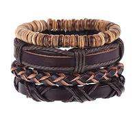 Generisch Pulsera de petaca para hombre, pulseras trenzadas sencillas, pulsera Vivosmart, talla única, Cuerda de hemp, No es una piedra preciosa