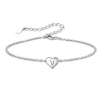 Generisch Pulsera de piel trenzada negra para hombre, pulseras de cadena de plata de ley 925 para mujer, letra Z, pulsera de piel trenzada, talla única, Cobre, No es una piedra preciosa