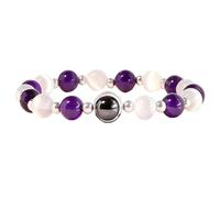 Generisch Pulsera de, pulsera de de - Cuentas de piedra de equilibrio, para mujeres para la vida cotidiana, viajes, meditación, trabajo, yoga, citas, eventos