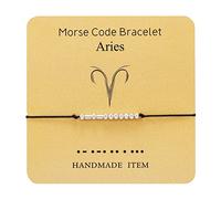 Generisch - Pulsera de pulsera natural, pulsera y joyas para las madres, cumpleaños, regalos de Navidad para mamá madre e hija y madre, joyas de acero inoxidable, rosa, plata, abuela, pulsera de