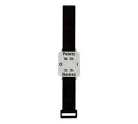Generisch Pulsera de resina con contador de puntuación para tenis, fácil de usar, para adultos y mujeres, adecuada para interior, exterior, jardín y parque