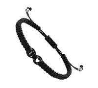 Generisch Pulsera inicial para mujer | Pareja de pulseras con corazón | Pulsera inicial ajustable para hombre | Bracelet Lettre Initiale | Bracciale Iniziale Coppia | Pulsera de Iniciales | For Boys