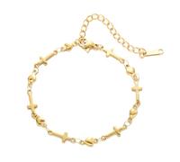 Generisch - Pulsera para mujer, con frases y joyas, diseño de cadena, talla única, Acero inoxidable