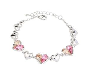 Generisch Pulsera para parejas, cadena de tenis, brazaletes, cumpleaños, día de San Valentín, regalo para mujeres, adolescentes, niñas, brujas, talla única, Aleación de aluminio, No es una piedra