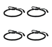 Generisch - Pulsera para pulseras de rodonita con cordón para hombre y mujer, diseño de abuela, color natural, regalo con perlas, One Size*4, Nankan Wire