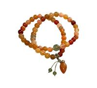 Generisch Pulseras para hombres con grabado Women Good Key Jade Dainty Beads Bracelets Gold Jewelry For Women Her Him Father Mother Hombres Automáticos Relojes con Pulsera de Cuero, talla única