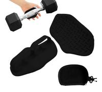 Generisch Puños ergonómicos para levantamiento de pesas | Ayuda de entrenamiento sin dedos para hombres y mujeres para un mejor agarre en ejercicios de peso muerto y pesas durante