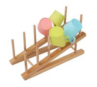 Generisch Puzle Porta per Bambini, in Legno | Supporti perportatili in Legno, Espositore, scaffale flessibile per Bambini, scolapiatti da cucina multifunzionale per camera da let