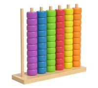 Generisch Puzzle apilable de madera 2026 para adultos, juego de pensamiento competitivo para promover la coordinación de estrategias mediante la personalización del color (blanco, 28 x 8 x 25 cm)