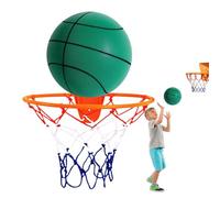 Generisch Quiet - Baloncesto de baloncesto de 9,69 x 9,69 x 9,69 pulgadas sin ruido, pelota de entrenamiento sin ruido, pelota de esponja silenciosa para interiores, no hace ruido, entrenamiento en