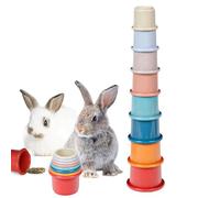 Generisch Rabbit Stacking Cups Stackings Toys Safe | 8 Pcs Rabbit Toy for