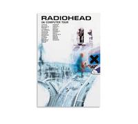 Generisch Radi-ohead Ok Computer Tour 1997 Para Habitaciones, Lienzo Estético Arte de Pared Decoración Dormitorio Póster 30 x 45 cm (30 x 45 cm)