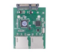Generisch RAID0 a 15PIN+7PIN Conversor de disco, A | Doble ranura para usuarios y fotógrafos, transferencia de datos rápida y gestión de archivos para