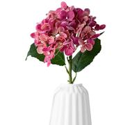 Generisch Ramo de flores artificiales de hortensias artificiales, flores artificiales de hortensias, no se desvanecen, lavables, arreglos de flores artificiales para aniversario, compromiso, boda