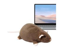 Generisch Ratón de peluche, suave y lindo animal para acurrucarse y disfrutar, cojín decorativo de ratones de peluche, para salón, dormitorio, mesa, habitación infantil, mujeres, hombres, niñas