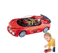 Generisch RC Drift Coches, carrocería transparente con luz y música | Juguete de acrobacias para niños | para Acción de Gracias en casa, Halloween, Pascua, jardín, interior, exterior, aula, escuela