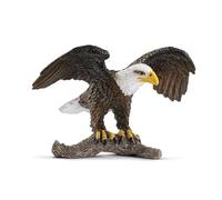 Generisch Realistic Eagle Figurine Toy - Modelo de pájaro salvaje pintado a mano | Detailed PVC Eagle Hawk Animal Figure for Kids, Educational Wildlife Toy, Collectible Decor, Gift for Boys and Girls