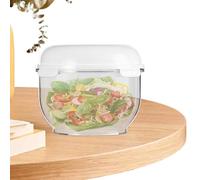 Generisch Recipiente para prueba de masa, caja de masa antiadherente, caja para amasar masa doméstica y caja de fermentación con tapa, ensaladera cubierta transparente, accesorios para hornear para el