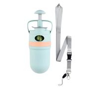 Generisch Recogedor de excrementos de perro - Recogedor de basura con dispensador de sacos integrado, herramienta ergonómica para caminar al aire libre, césped, jardín, pequeño, mediano, variedades