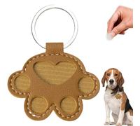 Generisch Recolector de pelo para gatos llavero, almacenamiento de pelo de gato, llavero, colgante de bolso - accesorio de idea de regalo para mujeres, niñas, familia, novia, colega, marrón