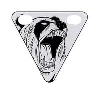 Generisch Reflectores de bicicleta - Luz trasera segura para bicicletas - Escudo triangular decorativo para excursiones familiares para adultos, ciclismo de montaña para niños