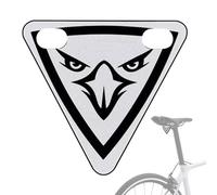 Generisch Reflectores de bicicleta - Señal de advertencia para ciclistas, decoración trasera de bicicleta para desplazamientos, conducción nocturna, bicicleta de montaña, bicicleta de carretera