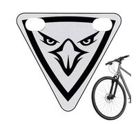 Generisch Reflectores de bicicleta, señal de seguridad para ciclismo de carretera, escudo triangular decorativo para excursiones familiares, adultos, bicicleta de montaña, viajeros, niños, paseos por