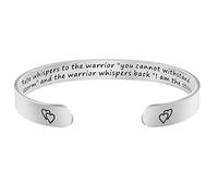 Generisch Regalo Perlas Natural Hombres Anillos grabado Hechizo joyería personalizada Día Pulseras ajustables Abuelita Pulseras Perlas Ancho Frases Joyería, talla única, Acero inoxidable