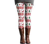 Generisch Regalos recién nacidos leggings de Navidad para mujer con
