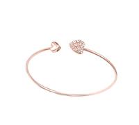 Generisch Reloj automático de pulsera de piel para hombre, pulsera de apertura de oro, pulsera de doble corazón, pulsera magnética, herramienta, talla única, Acero aleado, No es una piedra preciosa