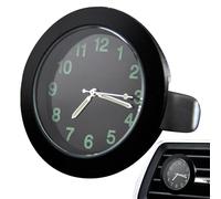 Generisch Reloj de coche - Metal Plating 4,5 cm | Strong Adhesive Mini Glowing Car Watch | Universal Portable Dashboard Clock for Decoration and Vehicle Interior Accessories