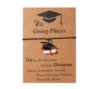 Generisch Reloj de pulsera de graduación con purpurina para him/her pulseras para mujeres y hombres, 2024 Master Doctor High School Inspirational for Classmates, pulsera de la amistad para niños