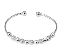 Generisch Reloj de pulsera de tela Nine Turn Bead Bracelet: un accesorio que combina buena suerte y salud, la elección perfecta para ayudarle a mejorar su e interior energía, correa de piel y perlas