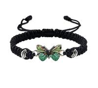 Generisch Reloj de pulsera excepcional para adolescentes, cordón ajustable, pulseras de mariposa para mujer, bonitas pulseras de mariposa para vikingos, talla única, Cuerda de alambre, No es una