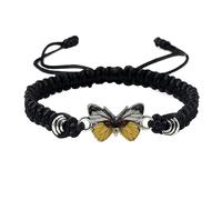 Generisch Reloj de pulsera excepcional para adolescentes, cordón ajustable, pulseras de mariposa para mujer, bonitas pulseras de mariposa para vikingos, talla única, Cuerda de alambre, No es una