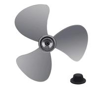 Generisch Repuesto de aspas de ventilador de dormitorio, 40 cm, repuesto de ventilador con cubierta de tuercas, para dormitorio, jardín, sótano, taller, aulas