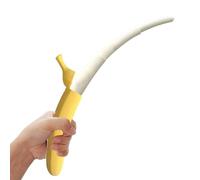 Generisch Retractable 3D Impreso Bright Yellow Banana Fidget Toy | Sensory Tool Cosplay & Halloween Props - Kids Costume Parties Themed Events Film Making Collectors