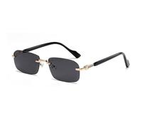 Generisch Retro Sunglasses Rimless Glasses Women Eyewear Driving Glasses Frames Man, 1, talla única
