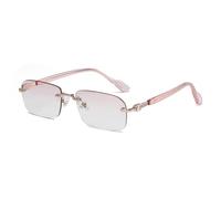 Generisch Retro Sunglasses Rimless Glasses Women Eyewear Driving Glasses Frames Man, 5, talla única