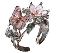 Generisch Ringe Für Freundin Schmetterlingssprache Schmetterling Offenes Ringdesign Sinn für kalten Wind Erweitertes Sinndesign Tabletop Der Ringe Figuren, Einheitsgröße, Aleación de aluminio, Sin