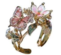 Generisch Ringe Für Freundin Schmetterlingssprache Schmetterling Offenes Ringdesign Sinn für kalten Wind Erweitertes Sinndesign Tabletop Der Ringe Figuren, Einheitsgröße, Aleación de aluminio, Sin