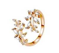 Generisch Ringeltop Branch Ring Suitable For Everyday Wear Women's Ring Highlight Personality And Taste Natural Inspiration Source Suitable As Birthday Tartas Anillos, A, Aleación de cinc, Sin piedras