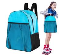 Generisch Roller Skate Storage Backpack | Maletín portátil compartimentado impermeable para patinaje, mochila deportiva multifuncional, almacenamiento de equipos de gimnasio para la edad de la rodilla